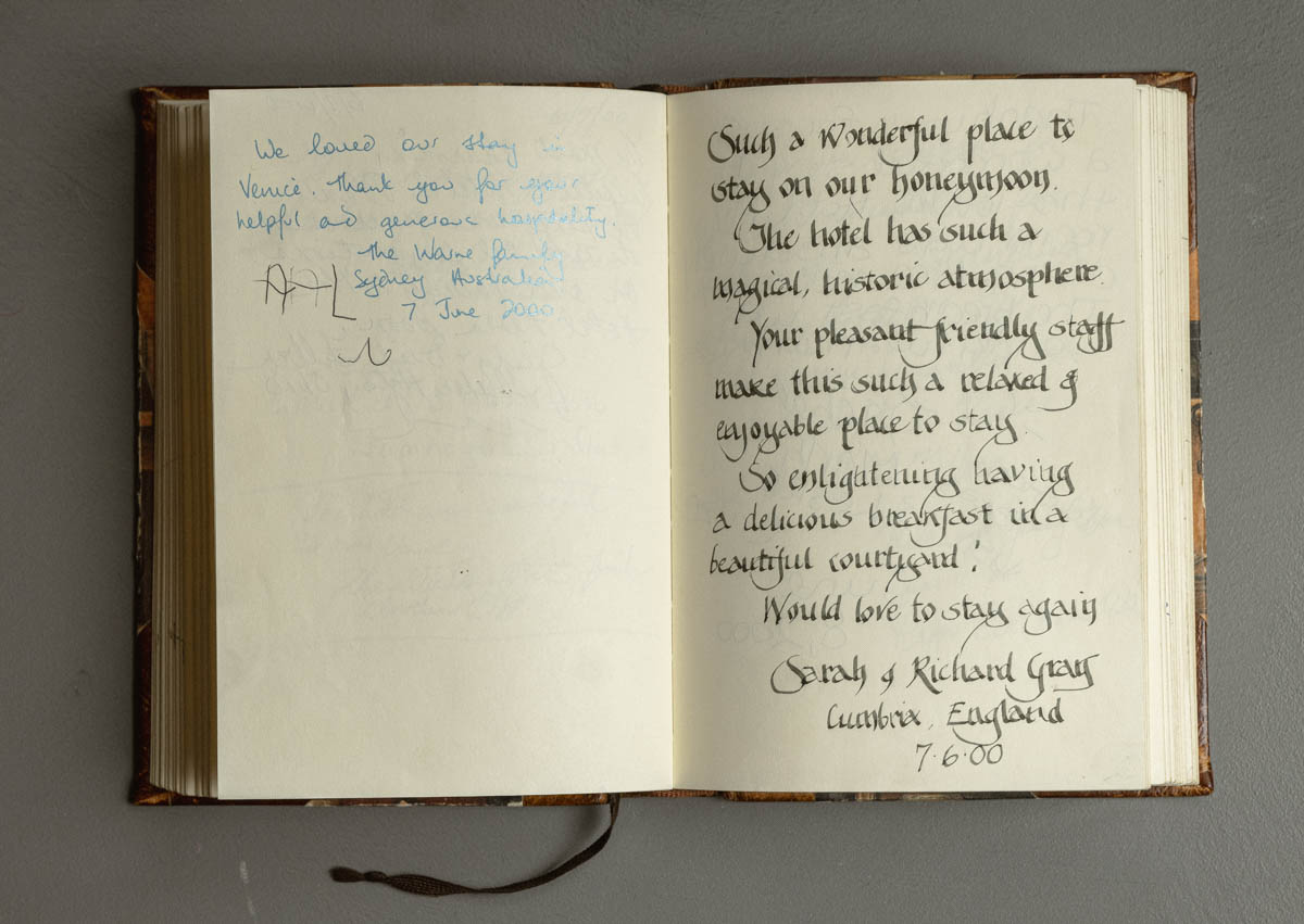 Romanelli guestbooks